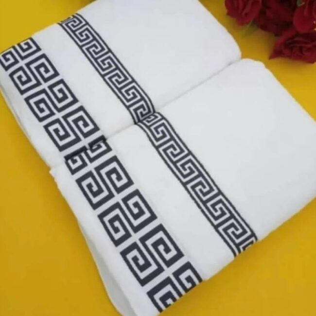 14 - White Versace Towel