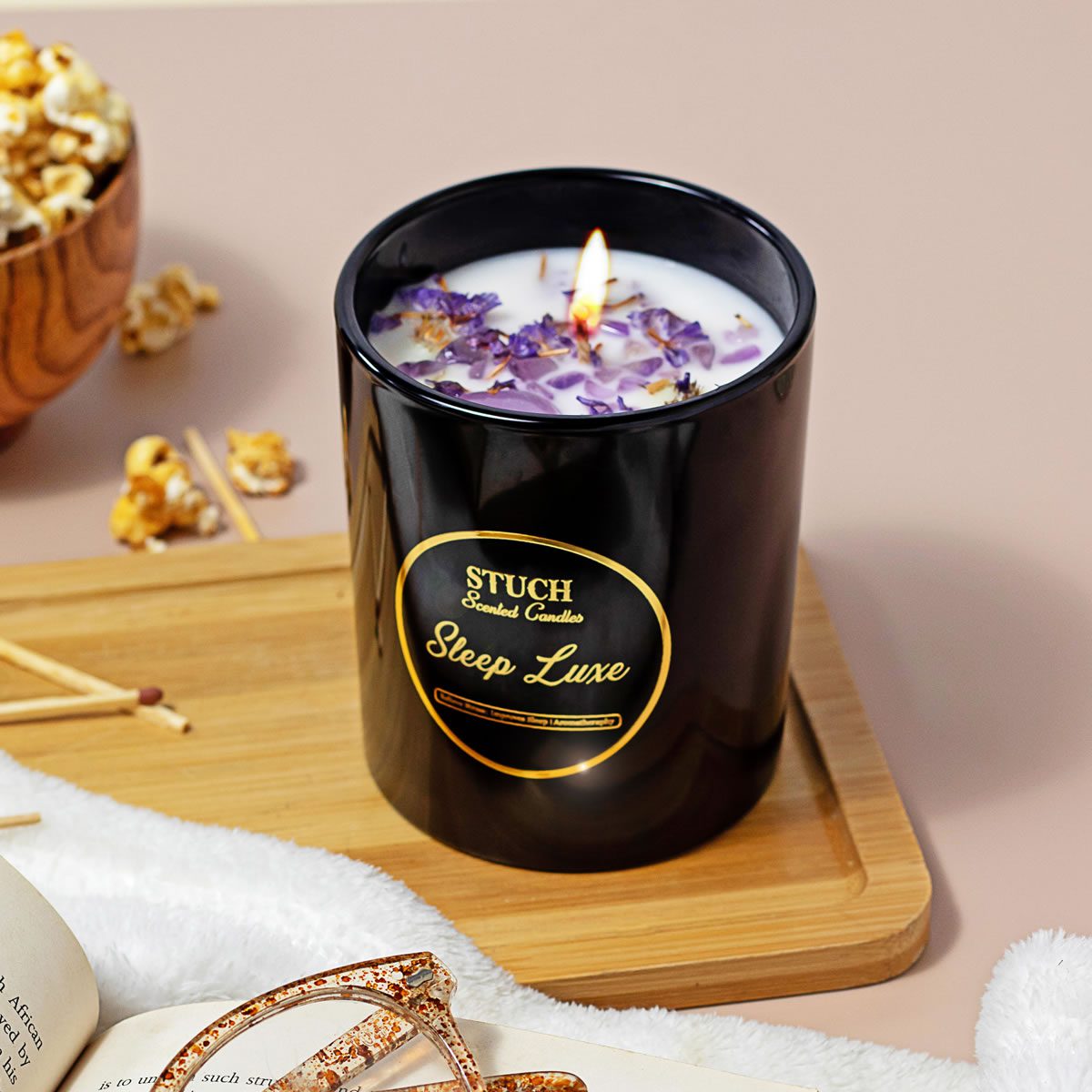 Sleep luxe scented candle