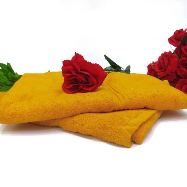 20 - Stlt Small Yellow Towel 17/2O Inches