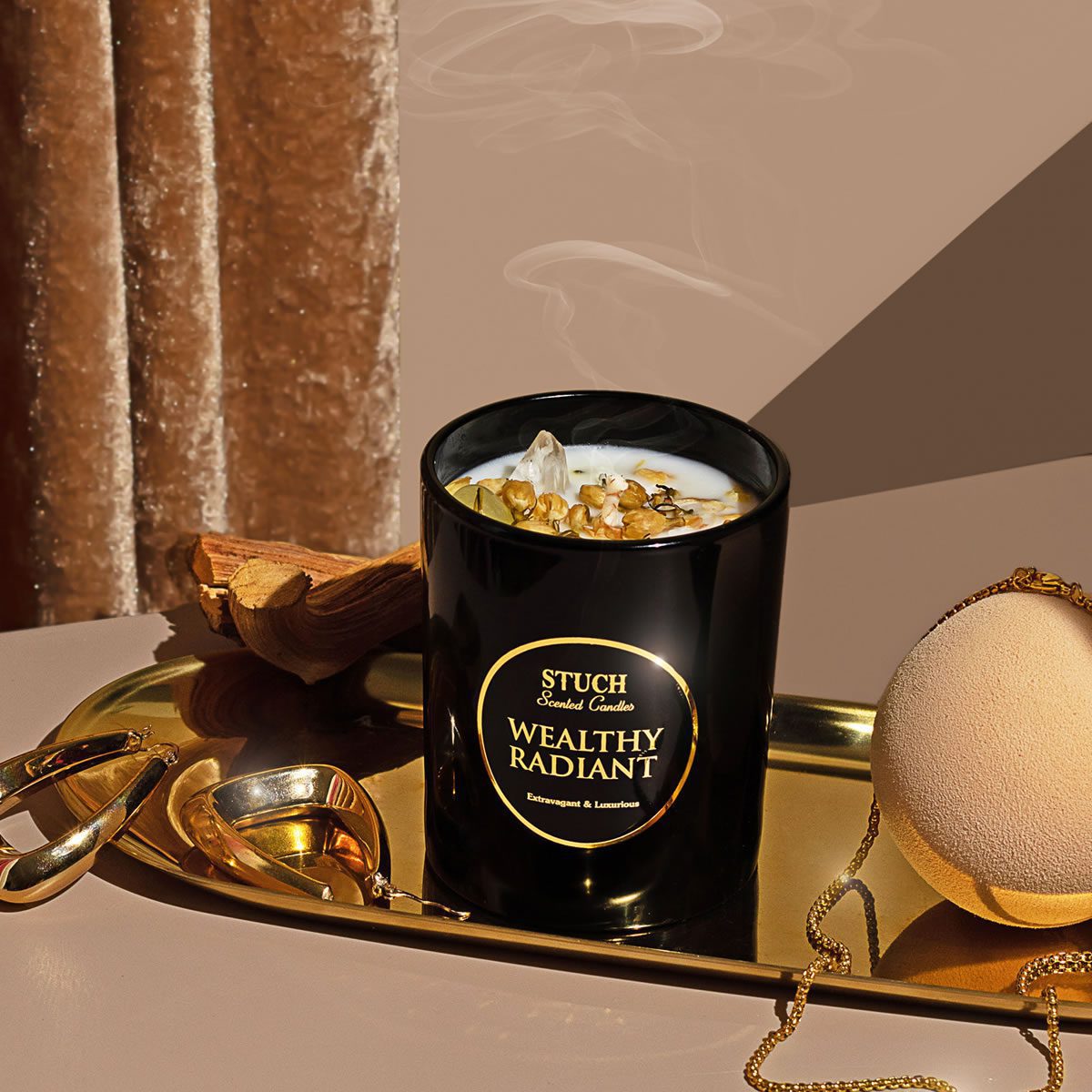 Wealthy radiant scented candle