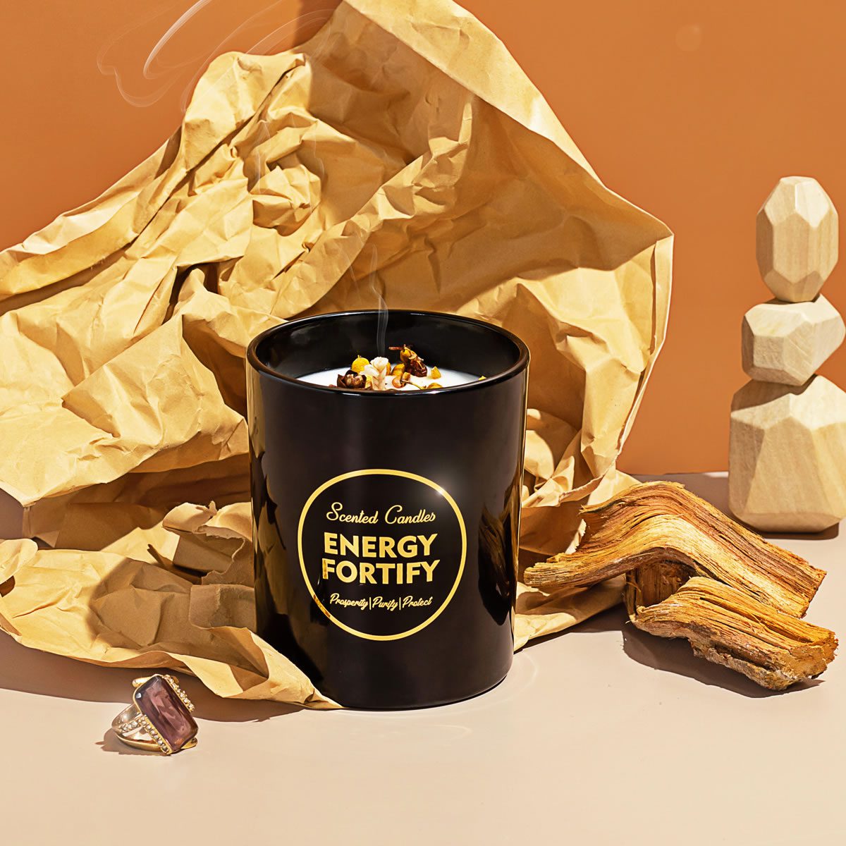 Unbranded Energy fortify scented candle
