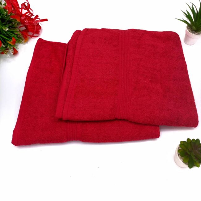 Photo 2022 06 18 11 03 40 2 - Stlt Red Large Towel 28/55 Inches