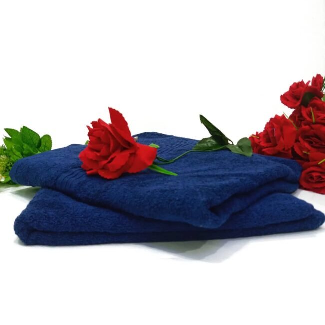STLT MEDIUM NAVY BLUE TOWEL 17/37 INCHES