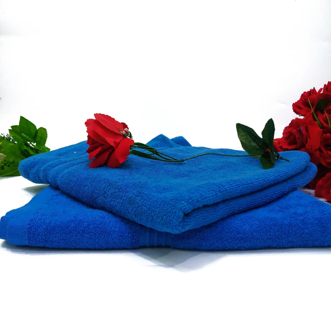 STLT COLBAT BLUE LARGE TOWEL 28/55 INCHES