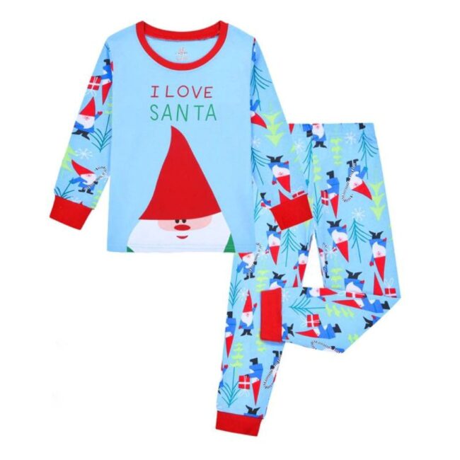 Img 20211006 Wa0015 01 - Xe2085 Blue I Love Santa Age 3 Pyjamas