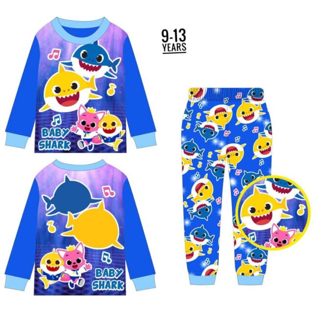 Img 20230505 Wa0046 - C-029F Blue Baby Shark Age 10 Pyjamas