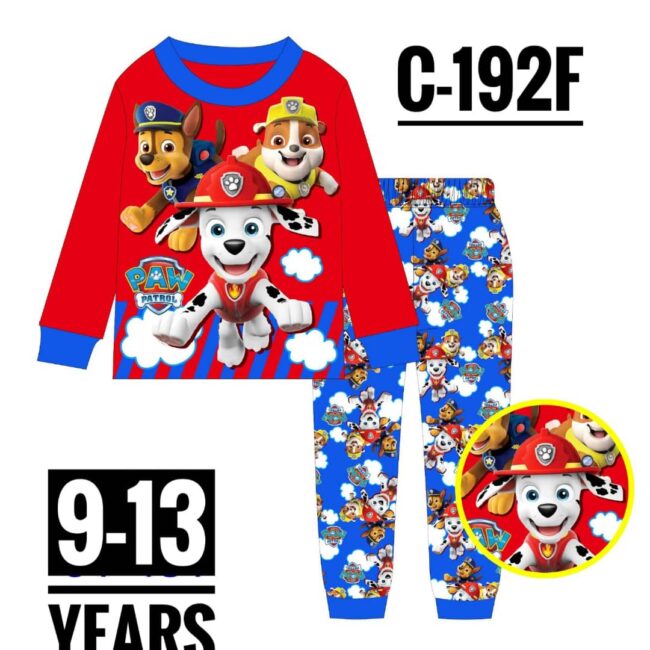 Img 20230512 Wa0085 - C-192 Red &Amp; Blue Paw Pattrol Age 13 Pyjamas