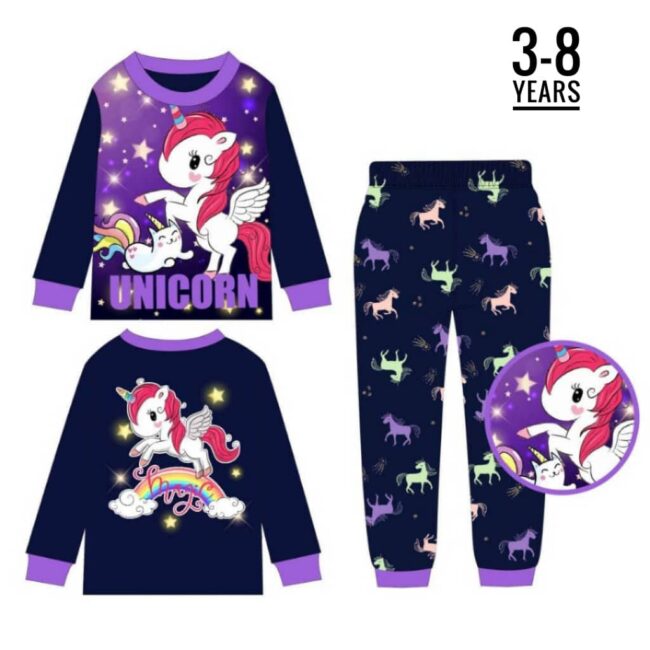 Whatsapp Image 2023 05 12 At 16.50.02 - C-050 Purple And Black Unicorn Age 3 Pyjamas