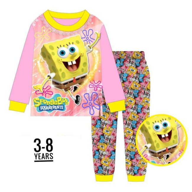 Whatsapp Image 2023 05 12 At 17.24.45 - D-048 Pink Spongebob Age 5 Pyjamas