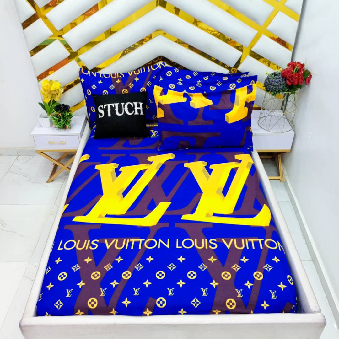 designer bed set lv