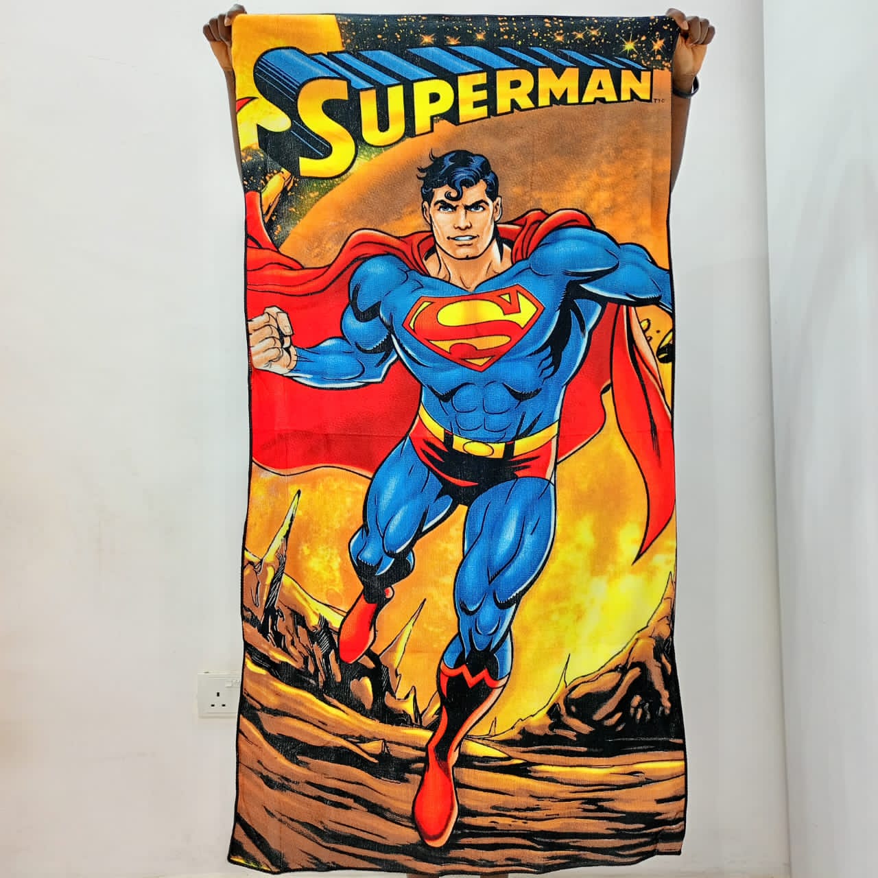 SUPERMAN KIDS LARGE TOWEL 28/55 INCHES