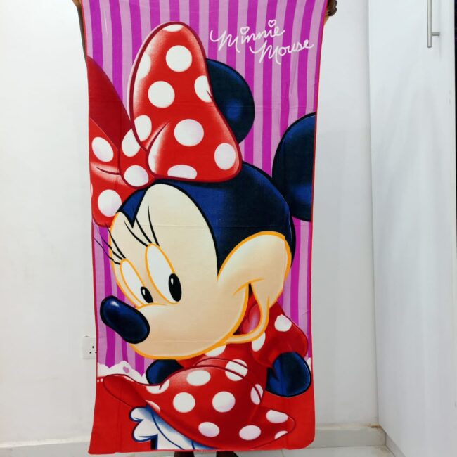 Img 20230712 Wa0031 - Pink Minnie Mouse Kids Large Towel 28/55 Inches