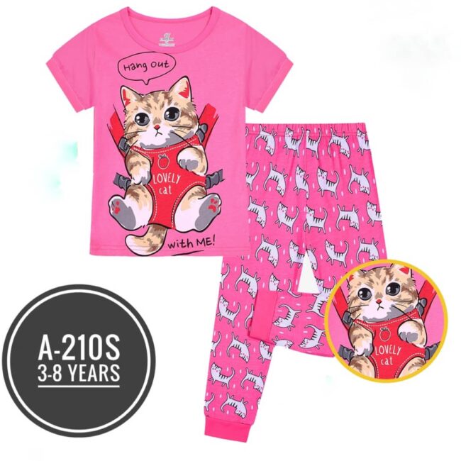 Img 20230814 Wa0007 - A-210S Lucky Cat Age 4 Pyjamas