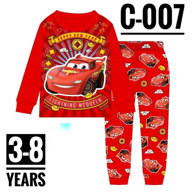 Img 20230829 Wa0124 1 - C-007F Red Happy New Year Age 10 Pyjamas