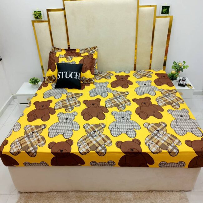 Img 20230927 Wa0026 - Yellow Teddy 7/7 Bedsheet