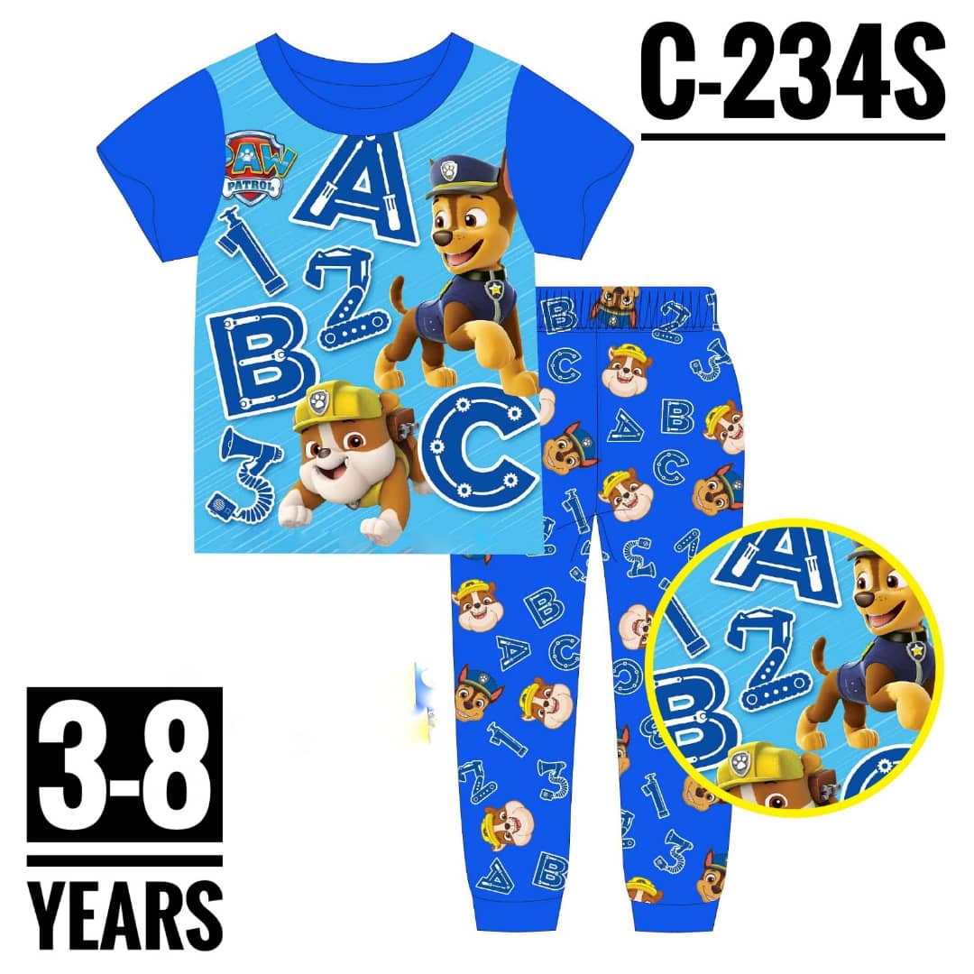 C-234S PAW PATROL AGE 3 PYJAMAS