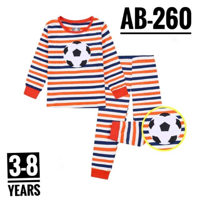 AB-260 FOOTBALL AGE 7 PYJAMAS