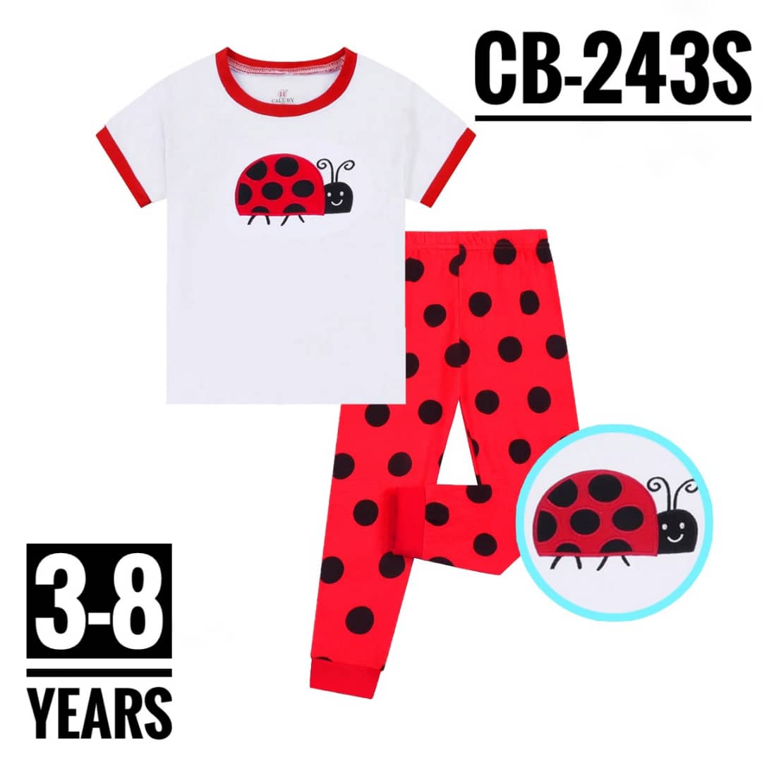 CB-243S RED BUG AGE 3 PYJAMAS