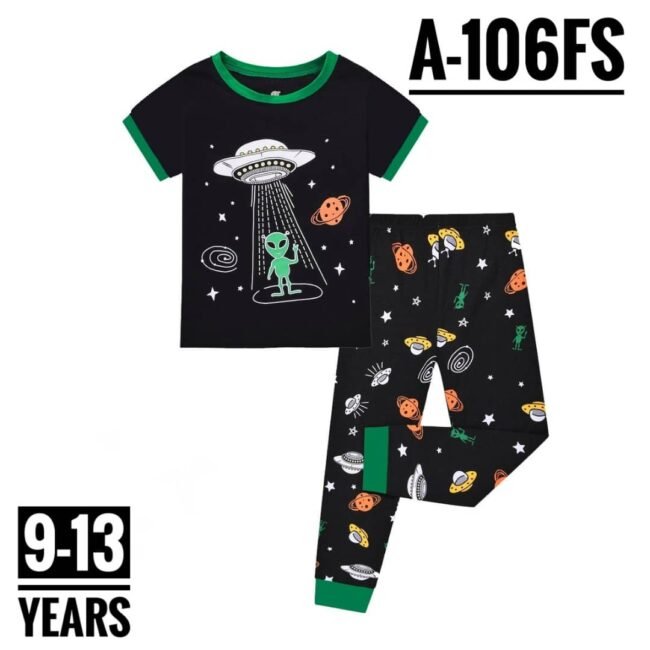 A-106FS BLACK SHOWER AGE 10 PYJAMAS