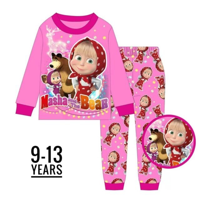 C-067F MASHA AND TE BEAR AGE 10 PYJAMAS