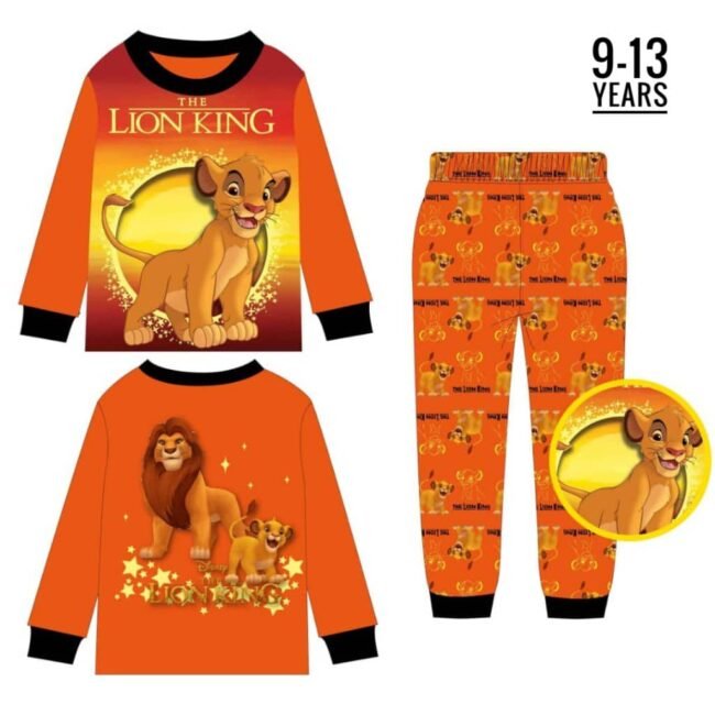 C-040F LION KING AGE 10 PYJAMAS