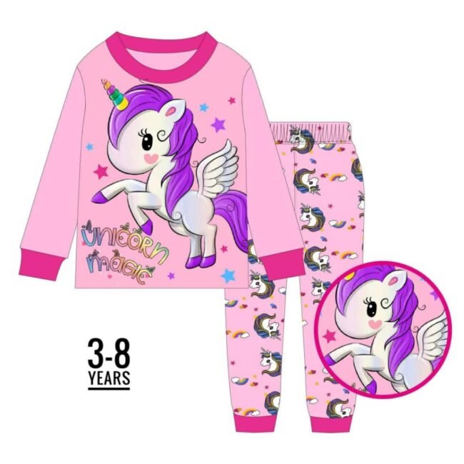 D-155 UNICORN AGE 8 PYJAMAS