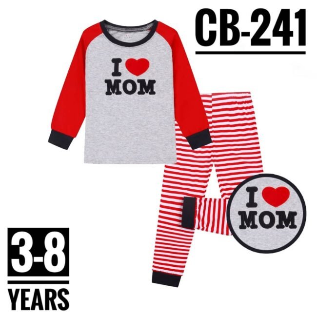 CB-241 I LOVE MOM AGE 8 PYJAMAS
