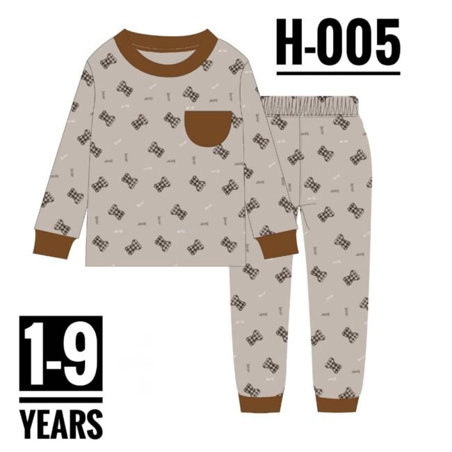 H-005 BURBERRY BEAR AGE 3 PYJAMAS