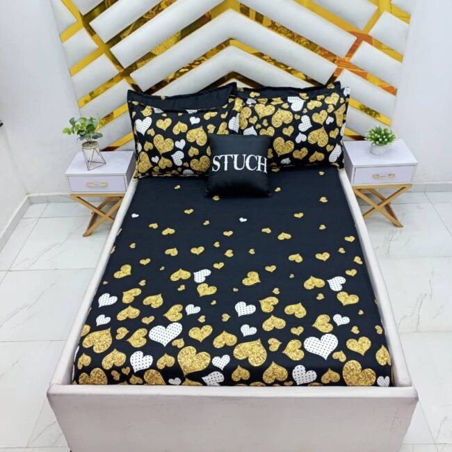 GOLDEN LOVE EXTRALARGE BEDSHEET