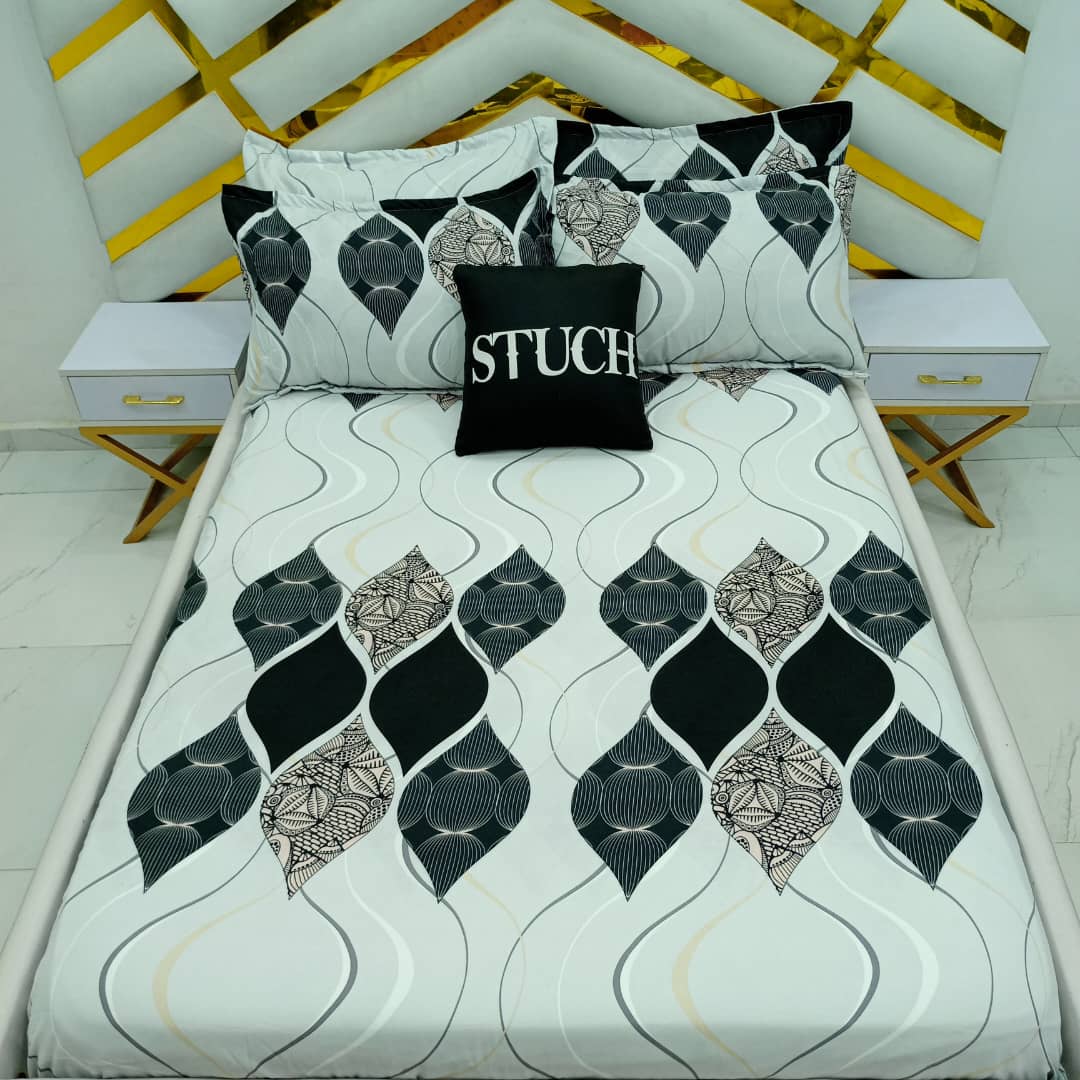 SCL3 GRAY PATCHES 7/7 BEDSHEET