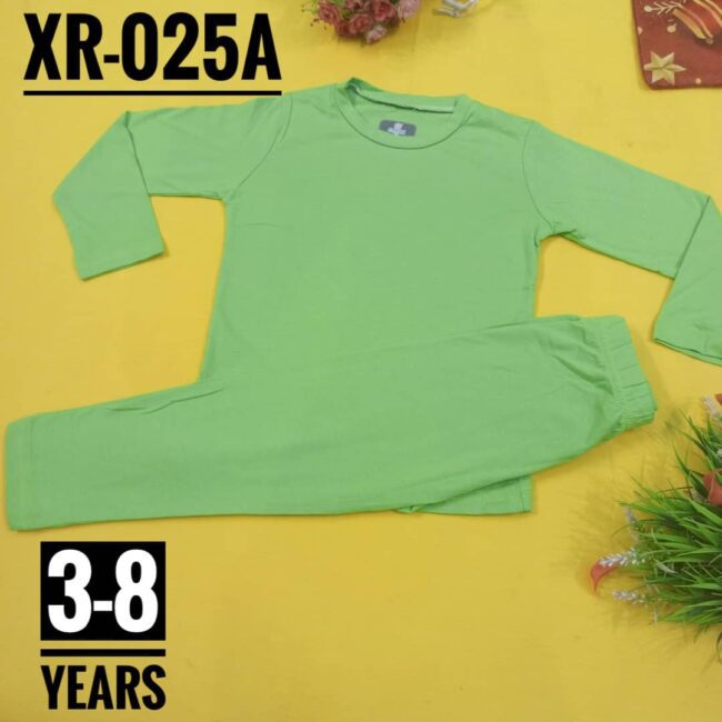Img 20240220 Wa0024 1 - Xr-025B Plain Lemon Green Age 3 Pyjamas