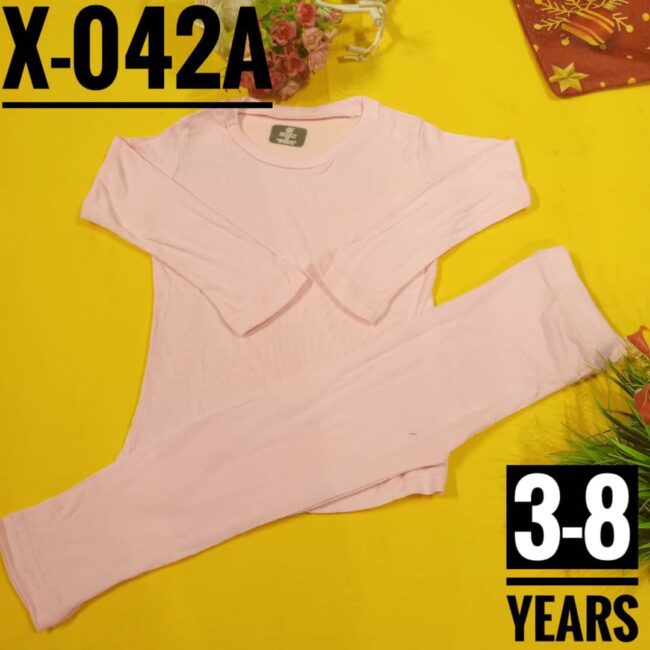 Img 20240220 Wa0030 - X-042A Plain Peach Age 4 Pyjamas