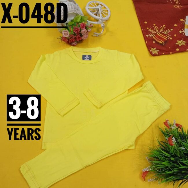 Img 20240220 Wa0045 - X-048D Plain Yellow Age 4 Pyjamas