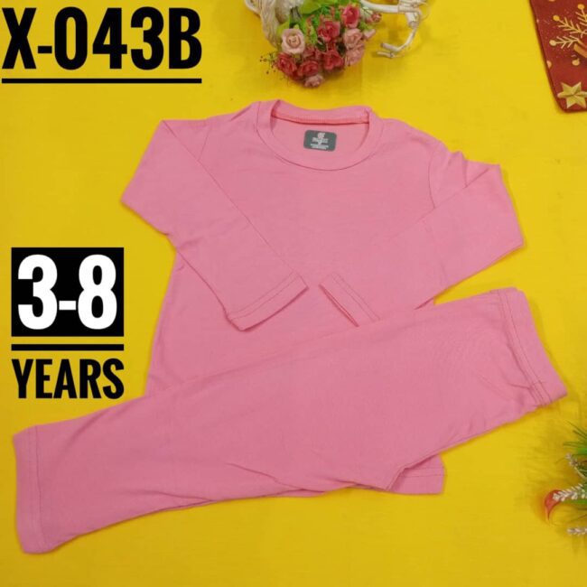 Img 20240221 Wa0006 - X-043B Plain Pink Age 4 Pyjamas
