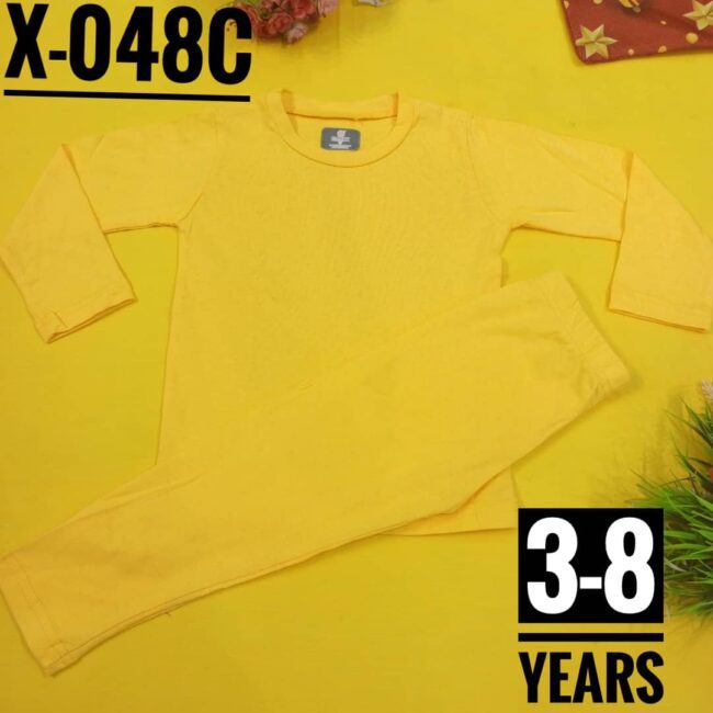 Img 20240221 Wa0007 1 - X-048C Plain Yellow Age 4 Pyjamas