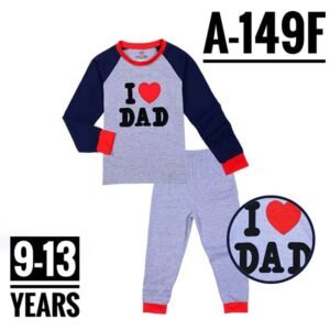 A-149F I LOVE DAD AGE 10 PYJAMAS