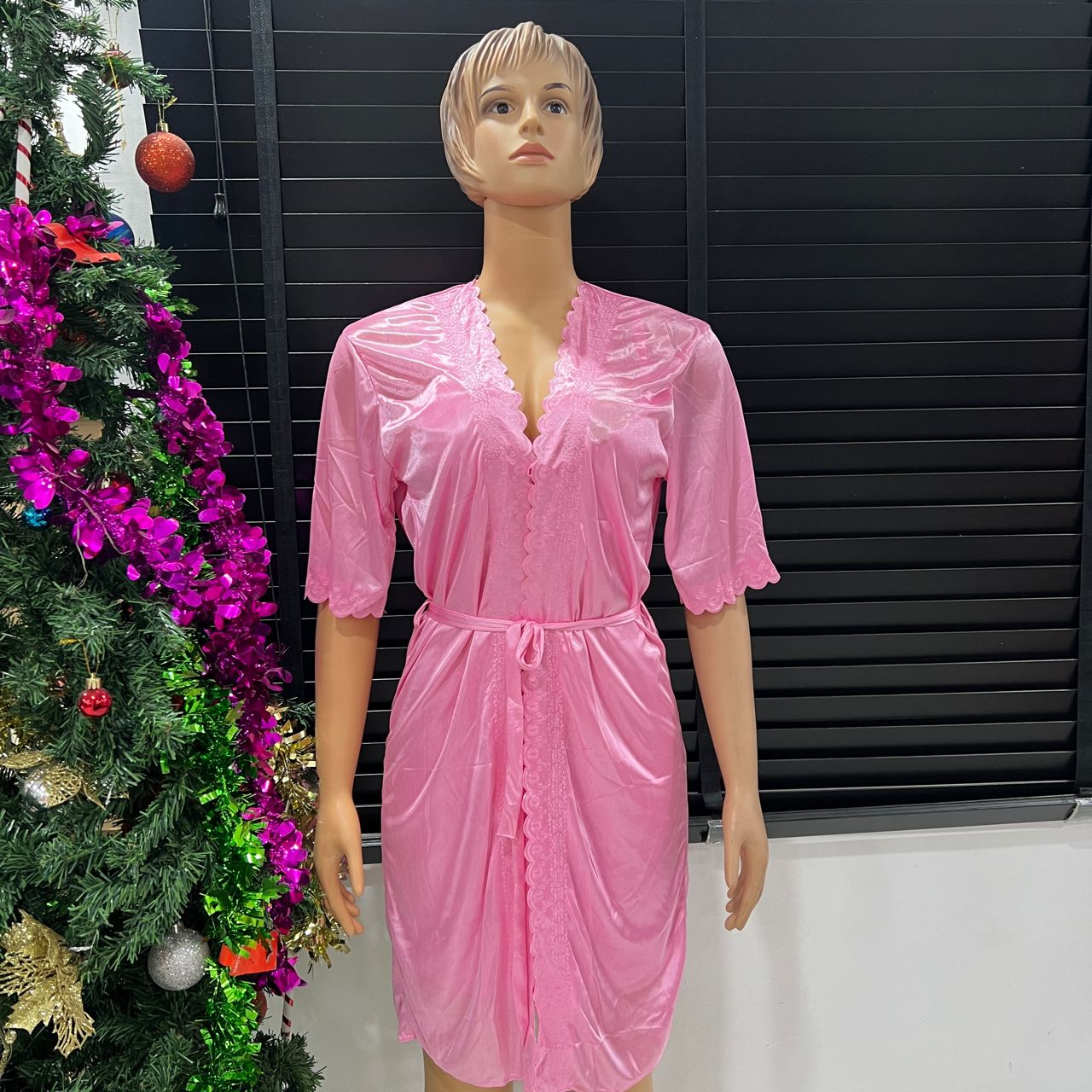 SMALL, MEDIUM & LARGE  2 PIECE  PINK GLOW PYJAMAS[SIZE  6-12]