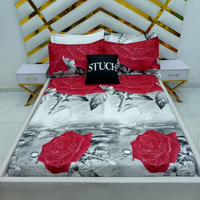Img 20240306 Wa0070 - Ubl1 Rose Ocean 4/6 Bedsheet {With Two Pillow Cases}