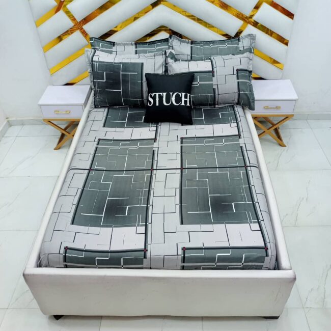 Img 20240411 Wa0014 - Gray Puzzle Extralarge Bedsheet