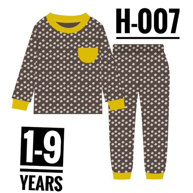 Img 20240413 Wa0004 - H-007 Gray Dot Age 5 Pyjamas