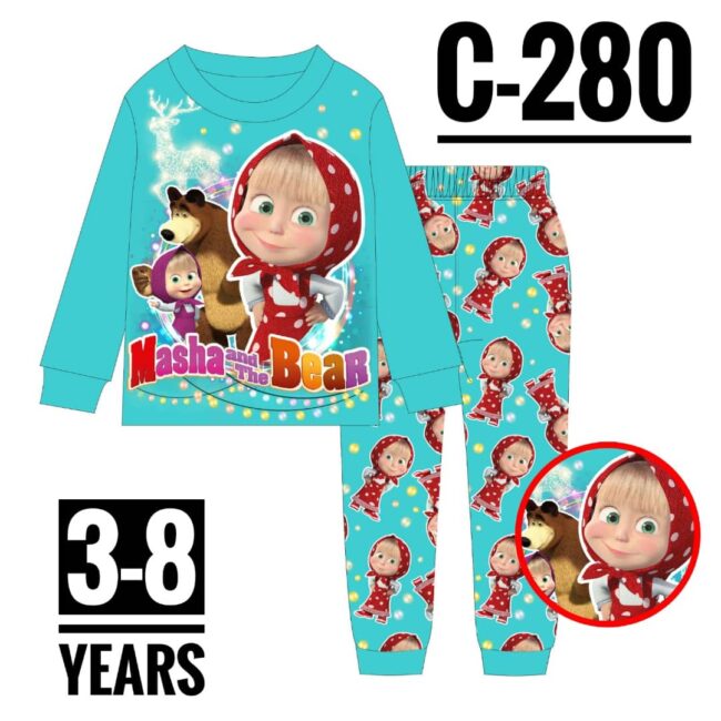 Img 20240413 Wa0005 - C-280 Masha &Amp; The Bear Age 5 Pyjamas