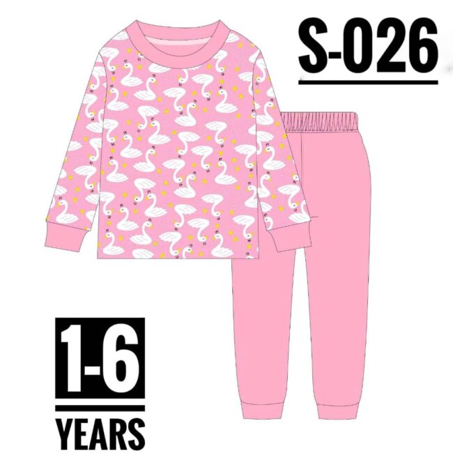 Img 20240413 Wa0008 - S-026 Pink Duck Age 4 Pyjamas