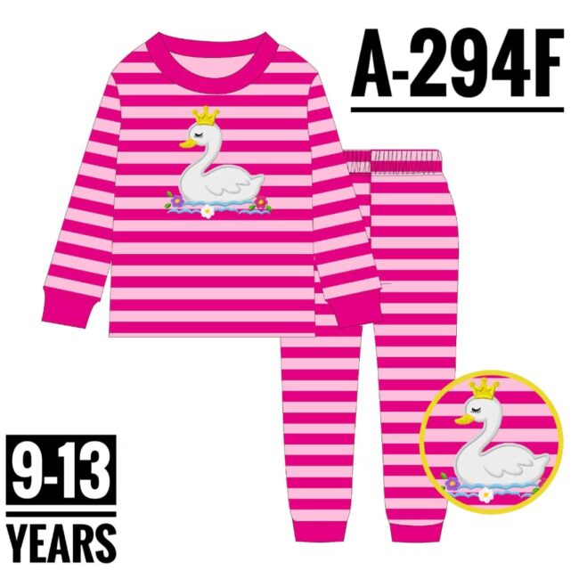 Img 20240413 Wa0010 - A-294F Pink &Amp; Peach Stripes Age 11 Pyjamas