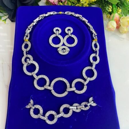Luna necklace set (necklace, bracelet, ring, earrings)