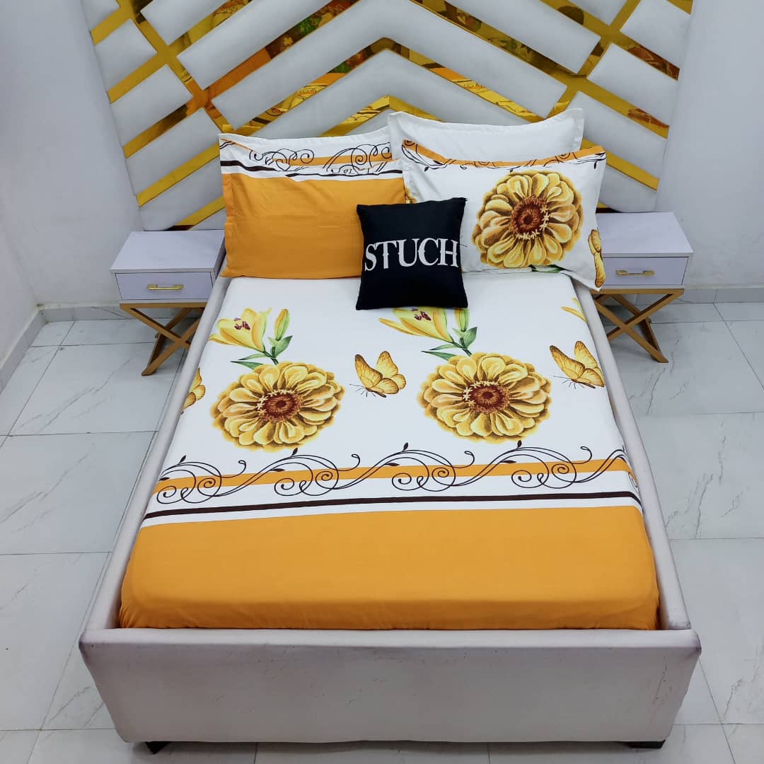 UBL ORANGE PETAL 4/6 BEDSHEET