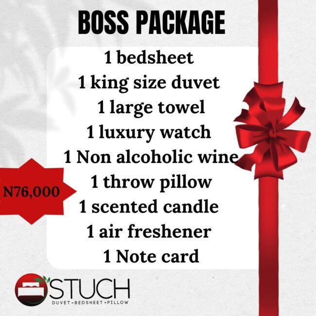Img 20240510 Wa0009 - Boss Package (1 Bedsheet,1 King Size Duvet,1 Large Towel,1 Luxury Watch,1 Throw Pillow,1 Scented Candle ,1 Air Freshener,1 Note Card)