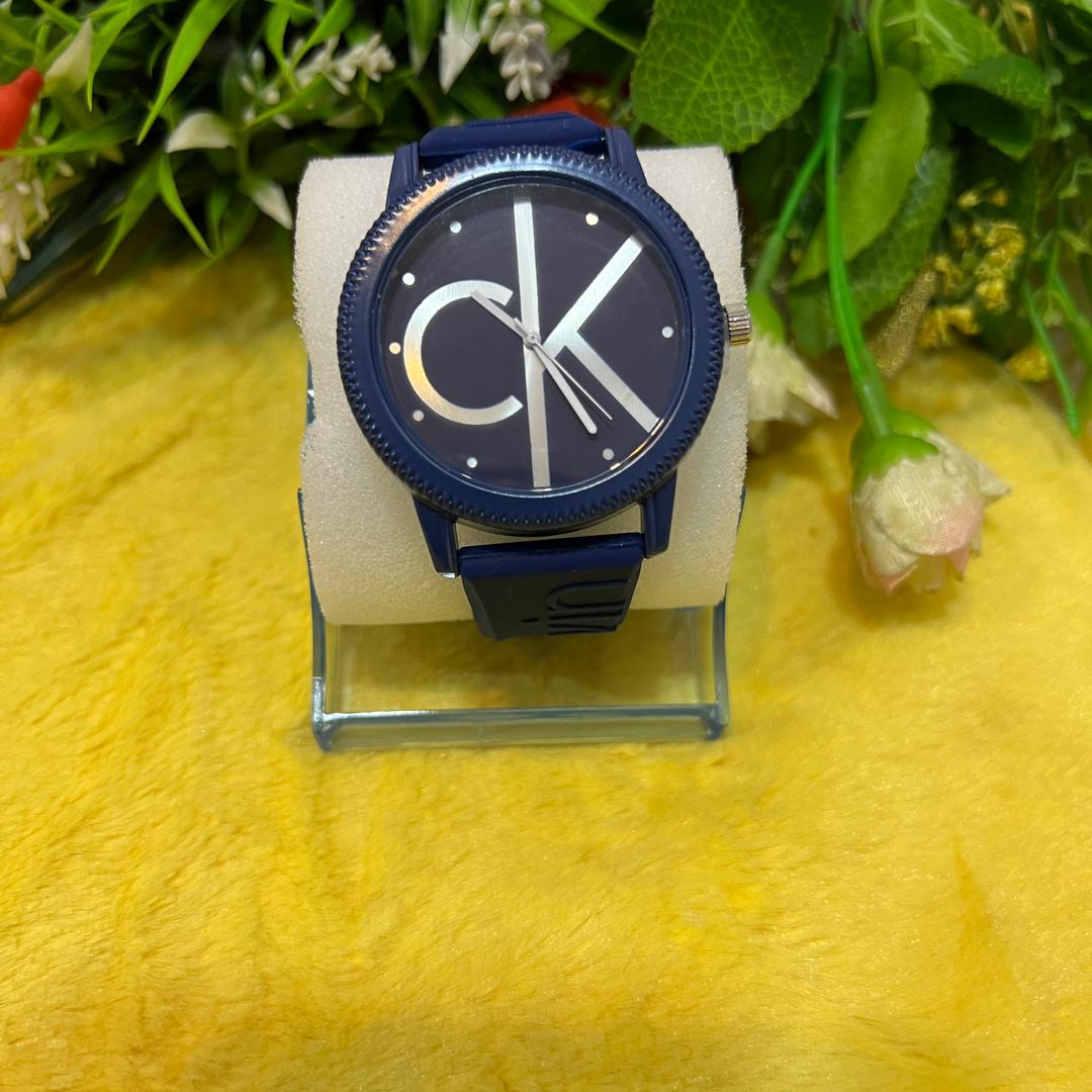 CK blue watch