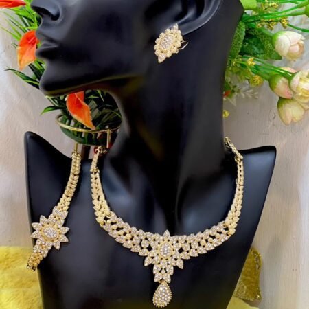 Necklace set (necklace, bracelet, ring, earrings) 008