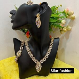 Necklace set (necklace, bracelet, ring, earrings) 006