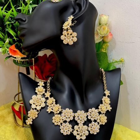 Necklace set (necklace, bracelet, ring, earrings) 005